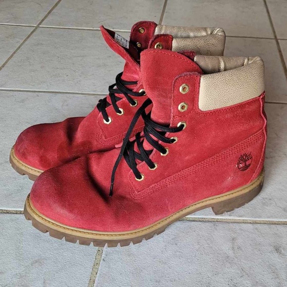 Timberland Limited Release Boots Mens Size 11.5 M - Red main image 9